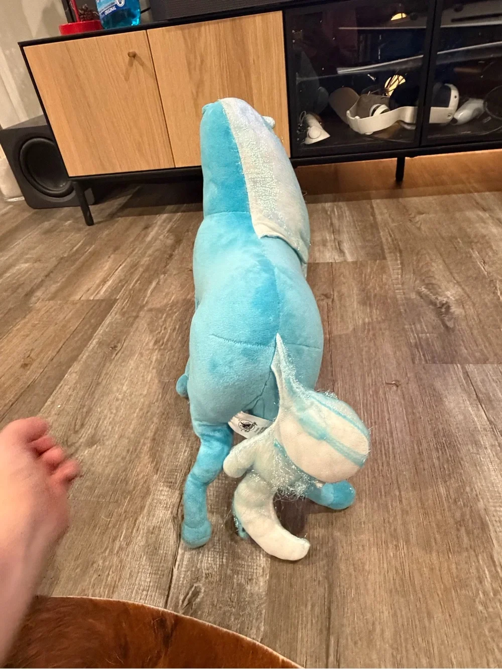 Disney Teal Plush Horse Stuffed Animal